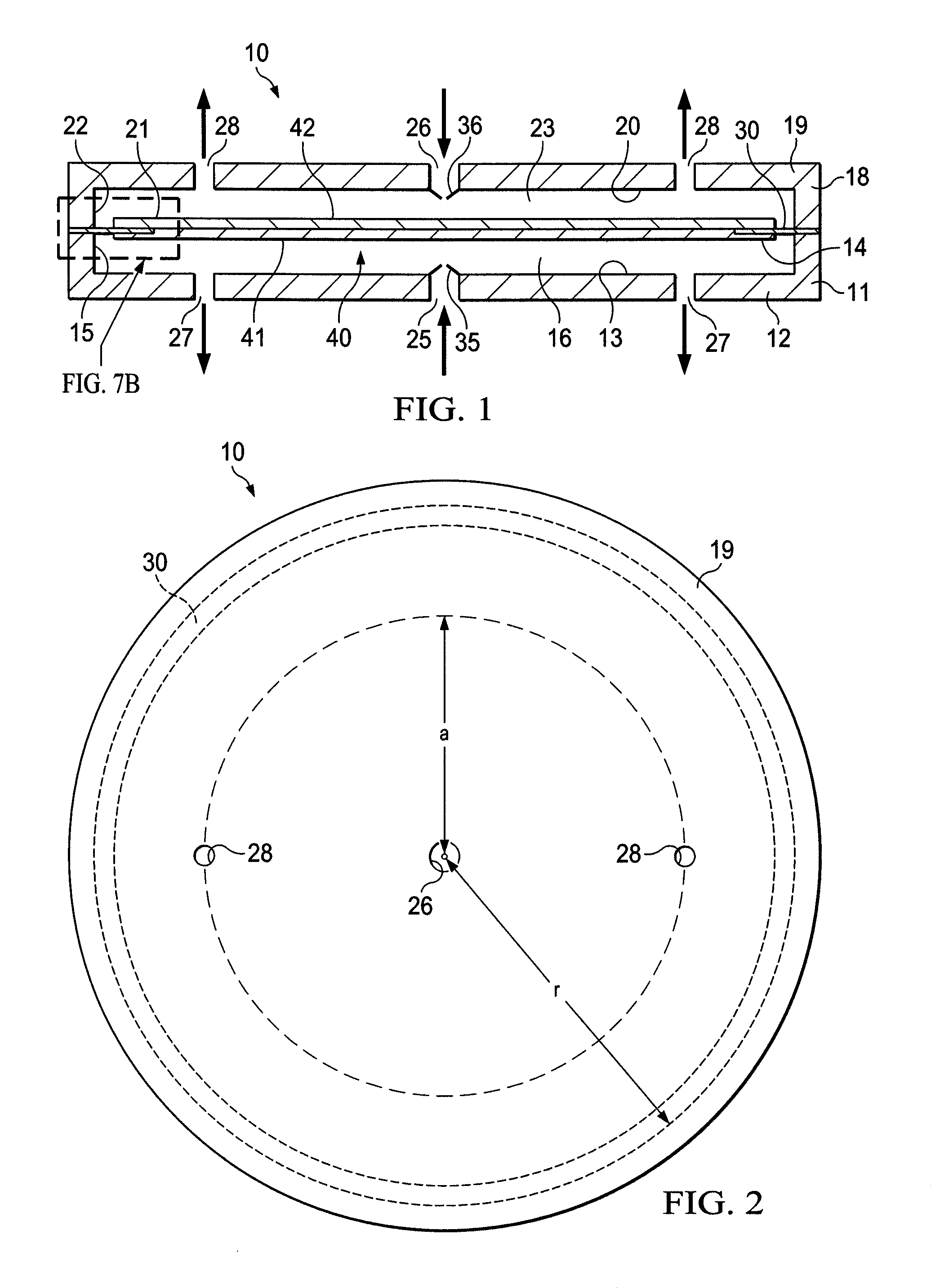 Disc pump with advanced actuator