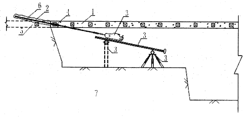 Advanced hole-forming method of sand gravel boulder layer