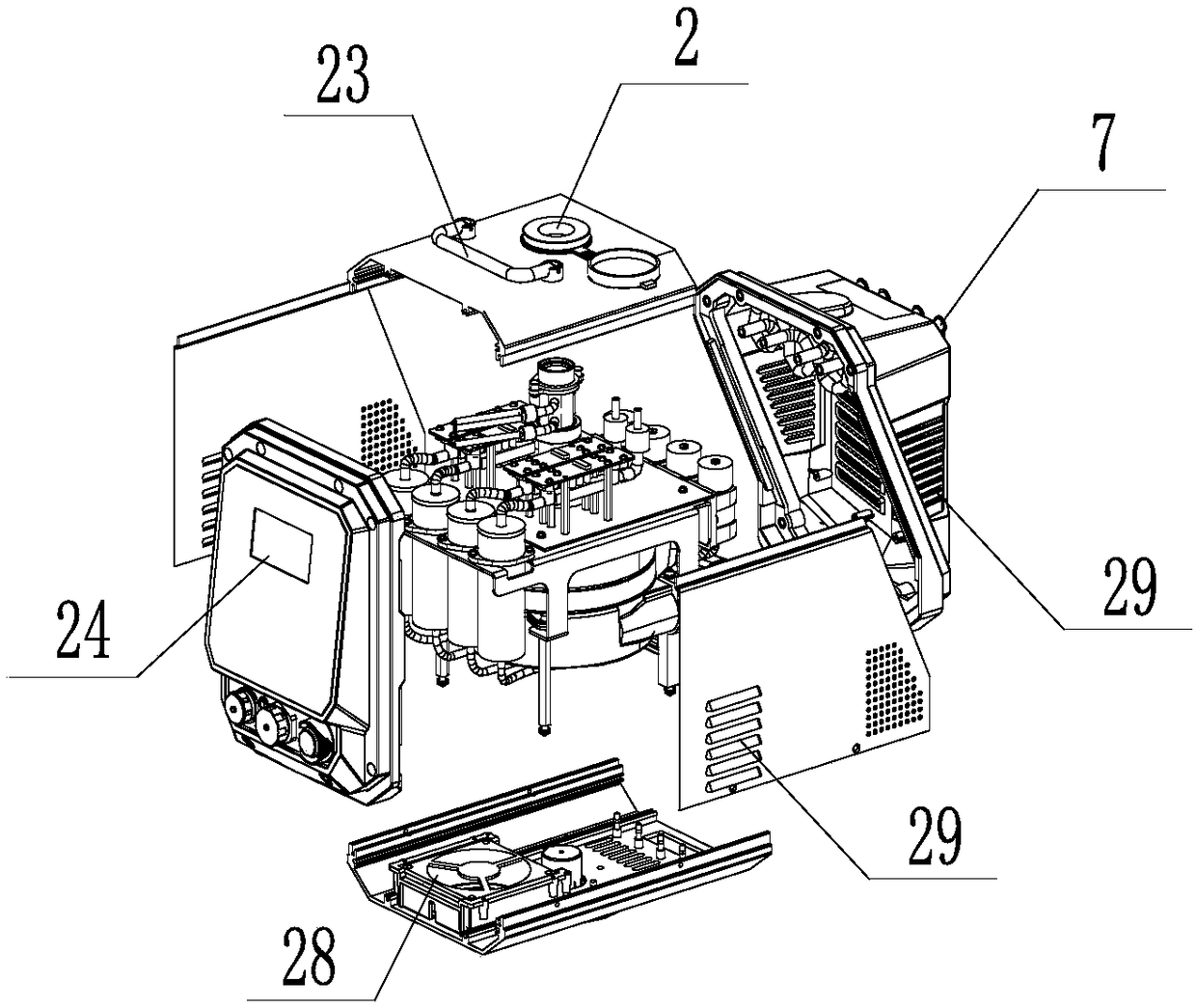 Comprehensive sampler for ambient air