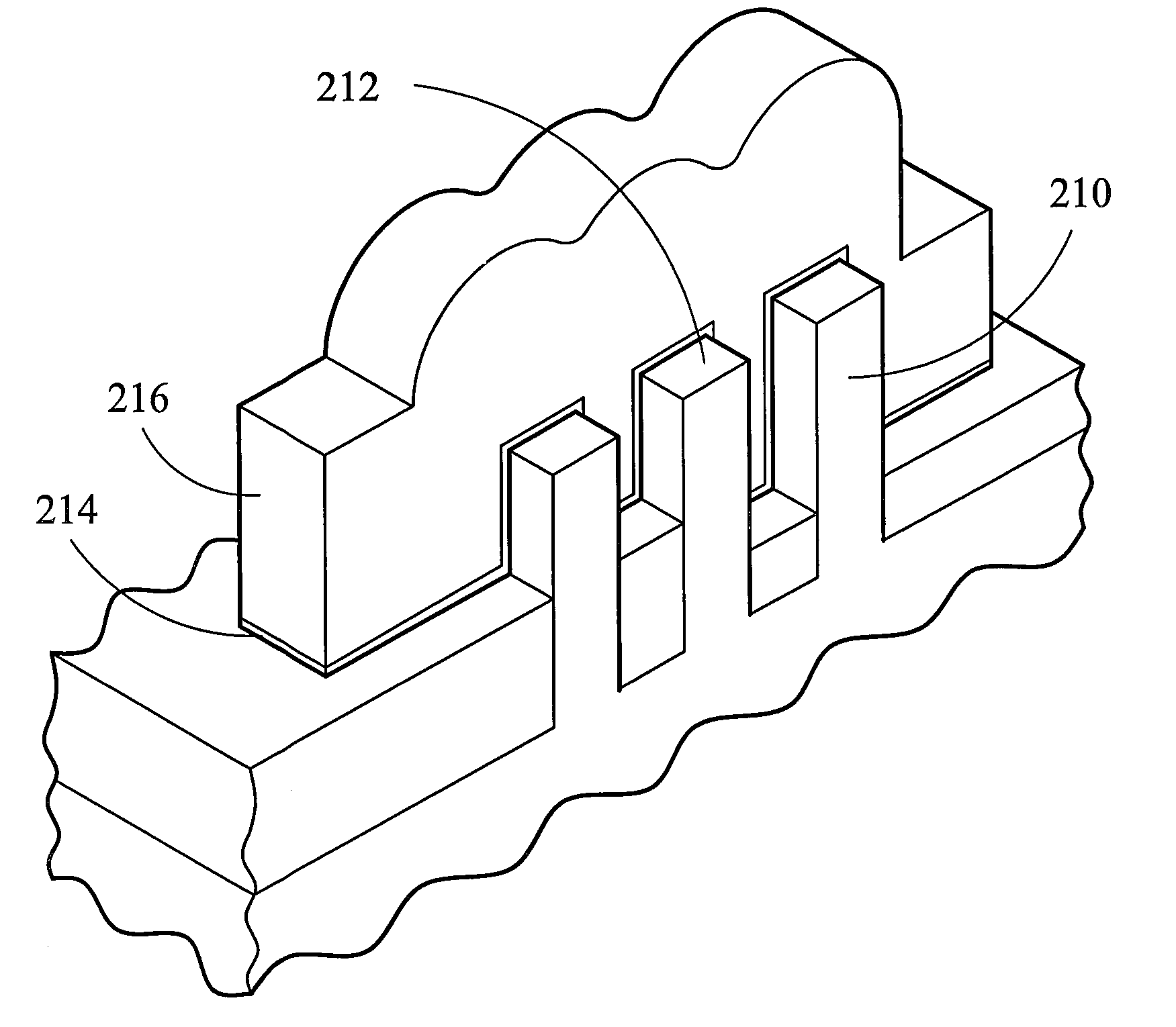 Semiconductor device having multiple fin heights