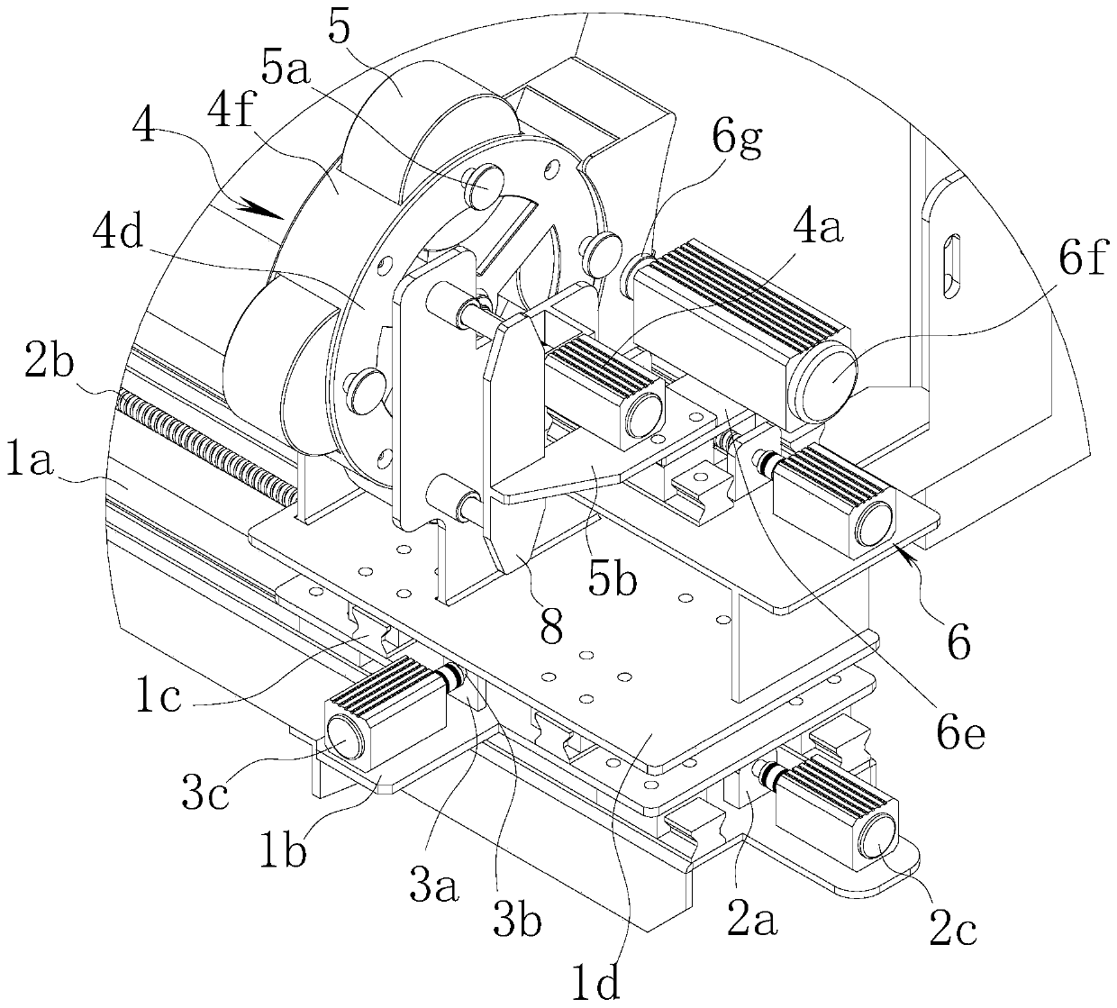 Online grinding equipment for cathode roller