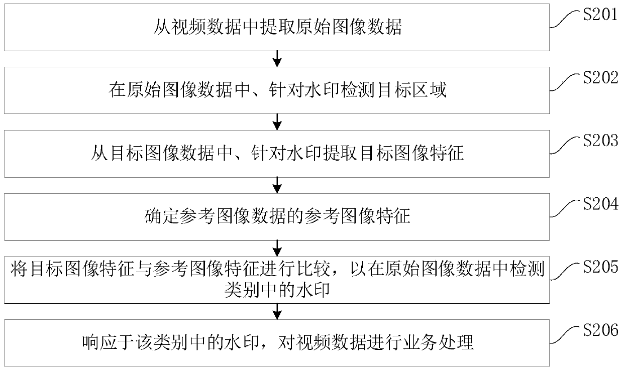 Watermark detection and video processing method and related equipment