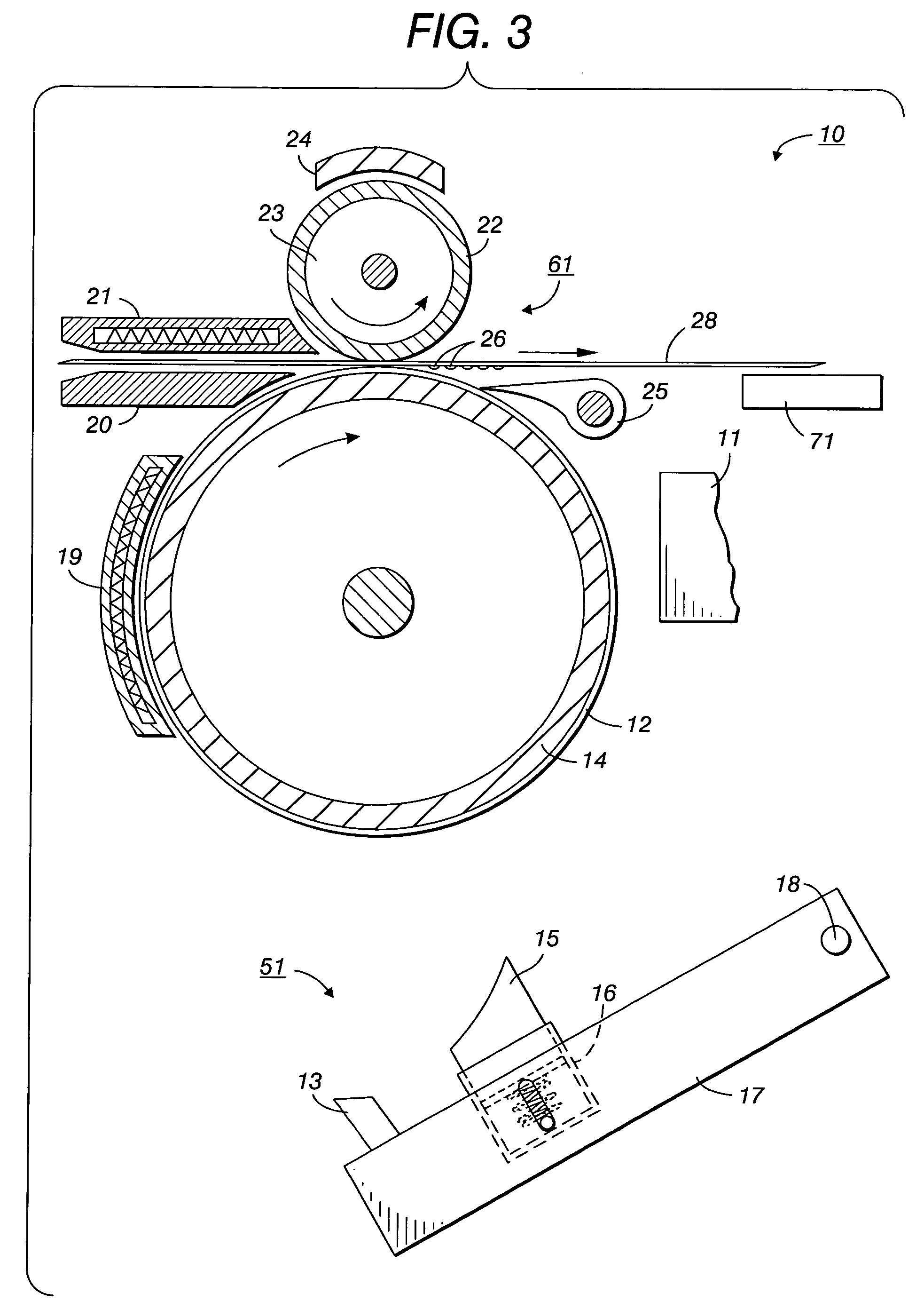 Printing processes employing intermediate transfer with molten intermediate transfer materials