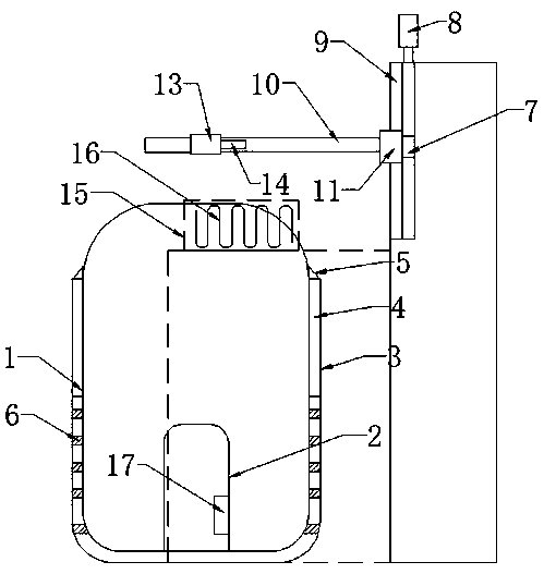 High-efficiency hot-dip plating device