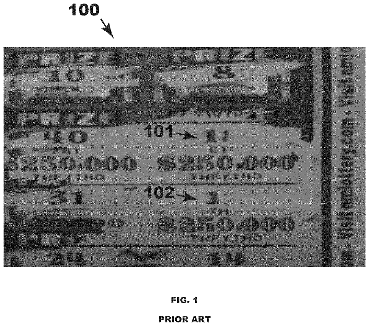 Instant ticket redundancy via multi-chromatic indicia