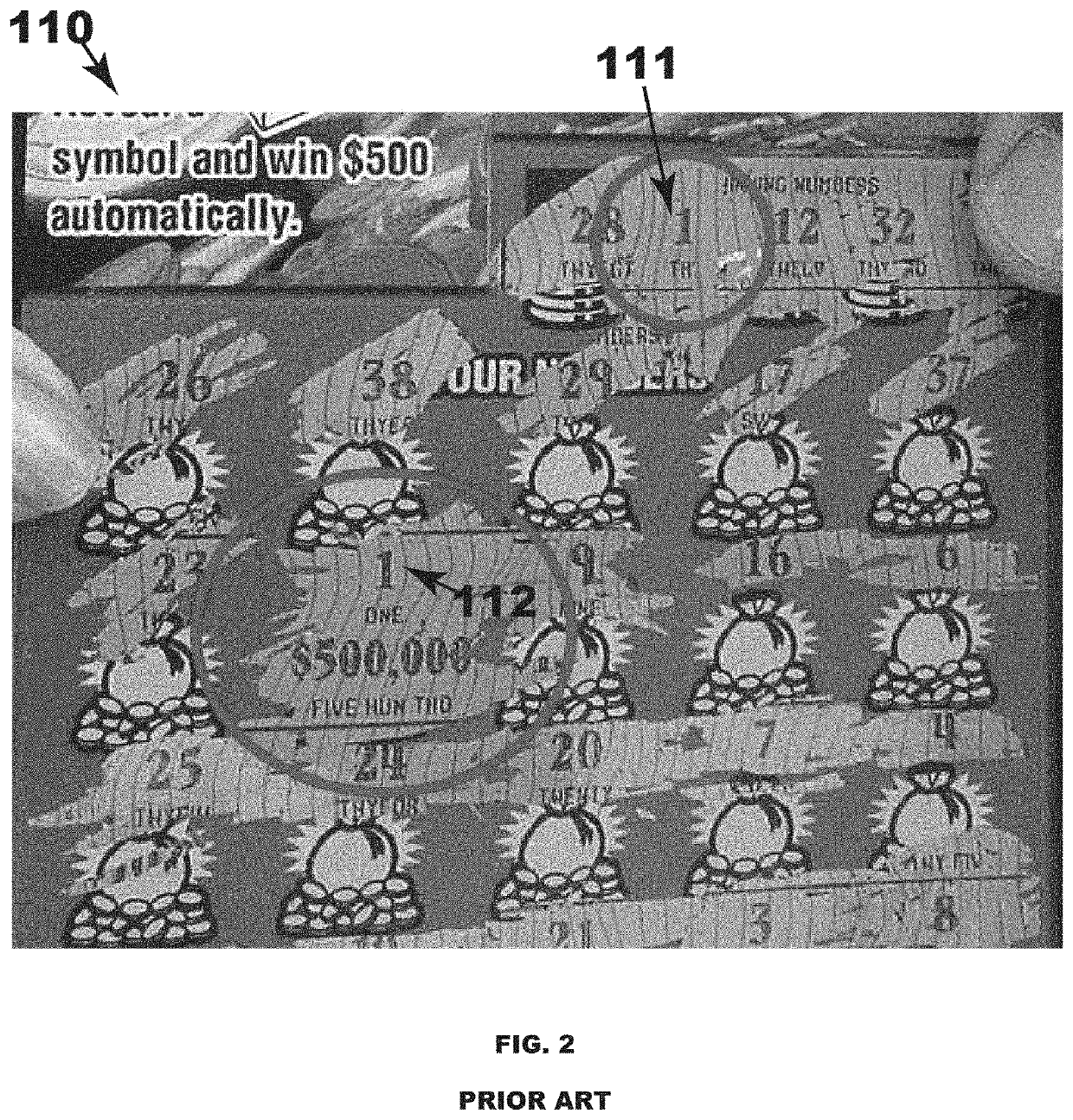 Instant ticket redundancy via multi-chromatic indicia