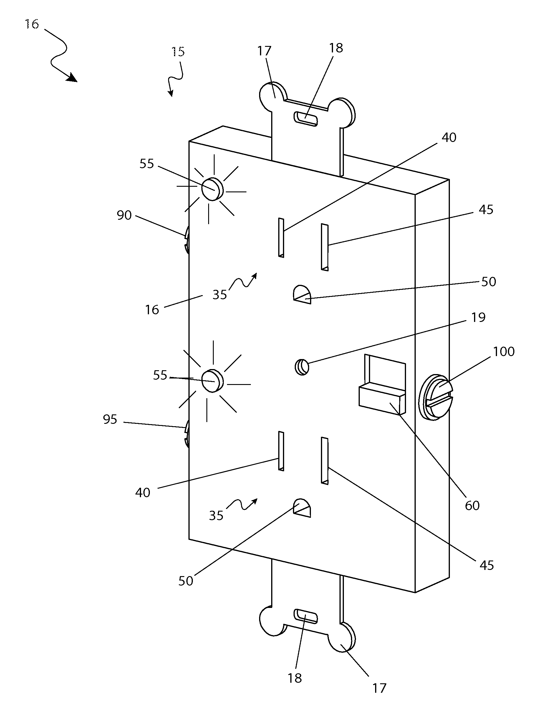 Duplex outlet with current indicator