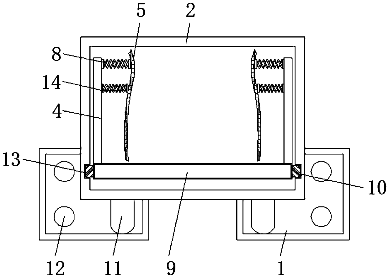 Hanging rack convenient for taking and placing VR glasses