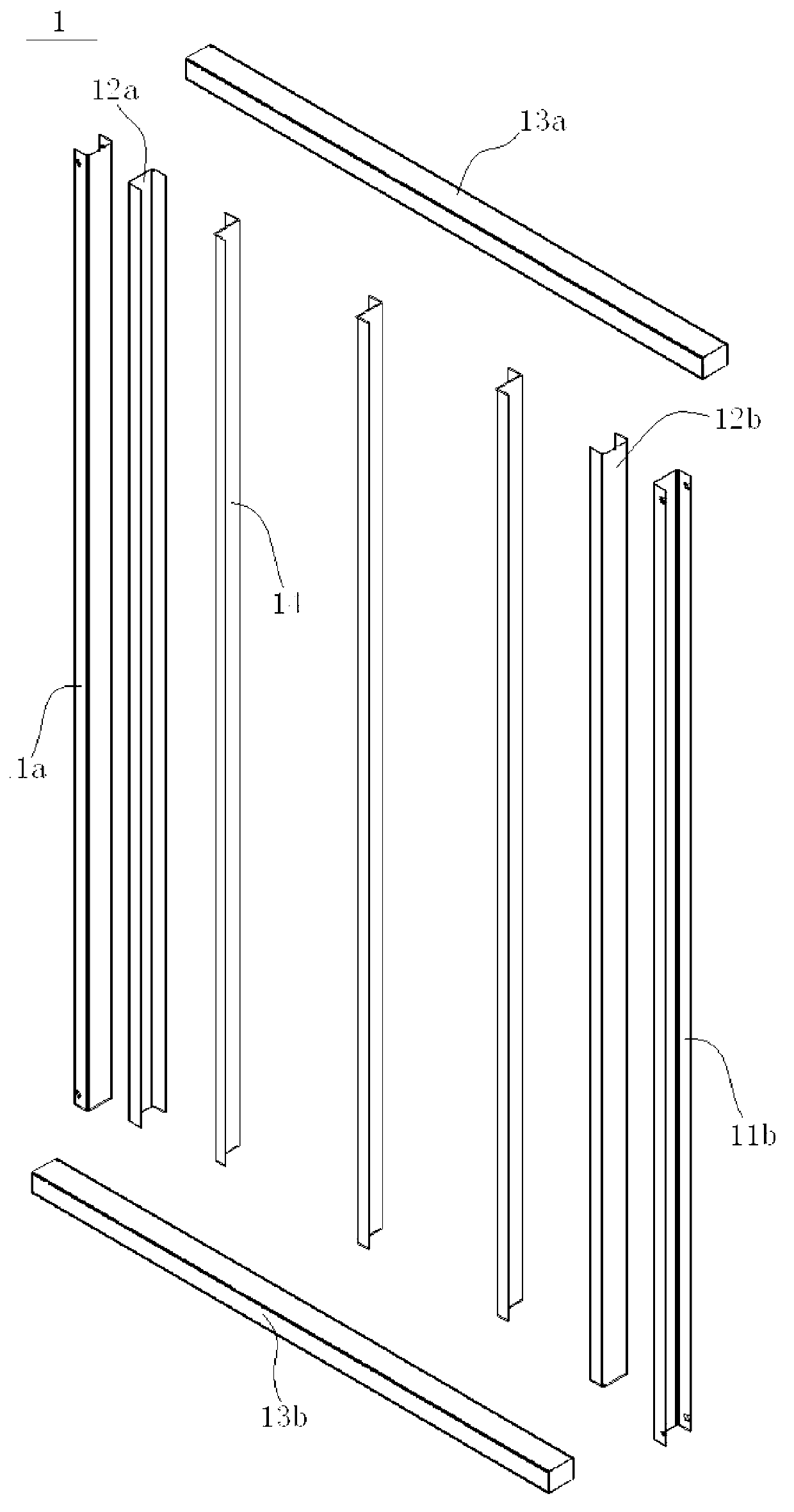 Prefabricated slab and fixed mounting structure thereof