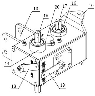 Seeder land wheel with speed change function