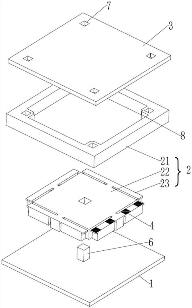 High-g-value and high-sensitivity MEMS acceleration sensor and preparation method thereof