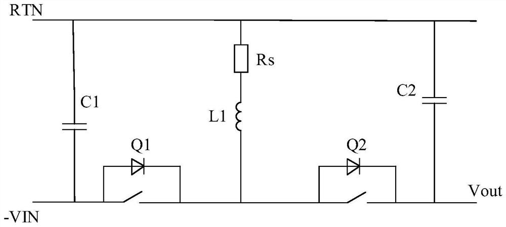 Buck-boost circuit and voltage stress control method