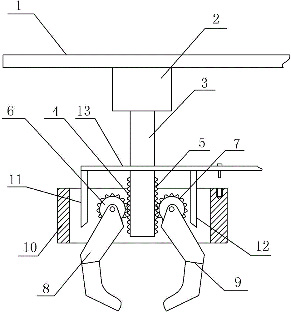 Plastic rod handling device