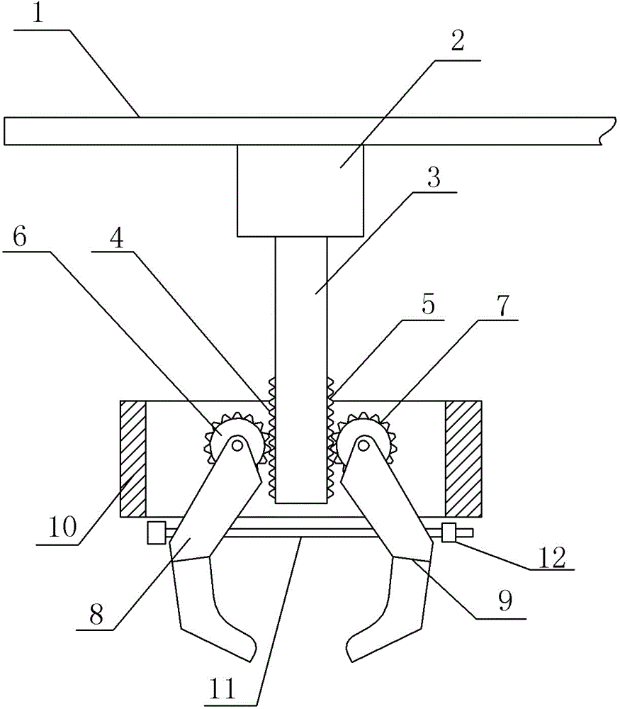 Plastic rod handling device