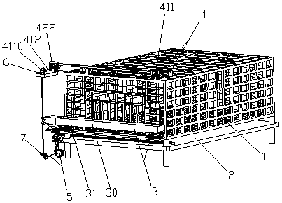 Mesh cage system for livestock ecological breeding