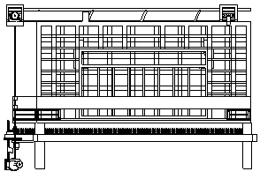 Mesh cage system for livestock ecological breeding