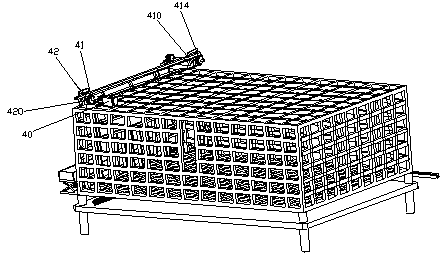 Mesh cage system for livestock ecological breeding