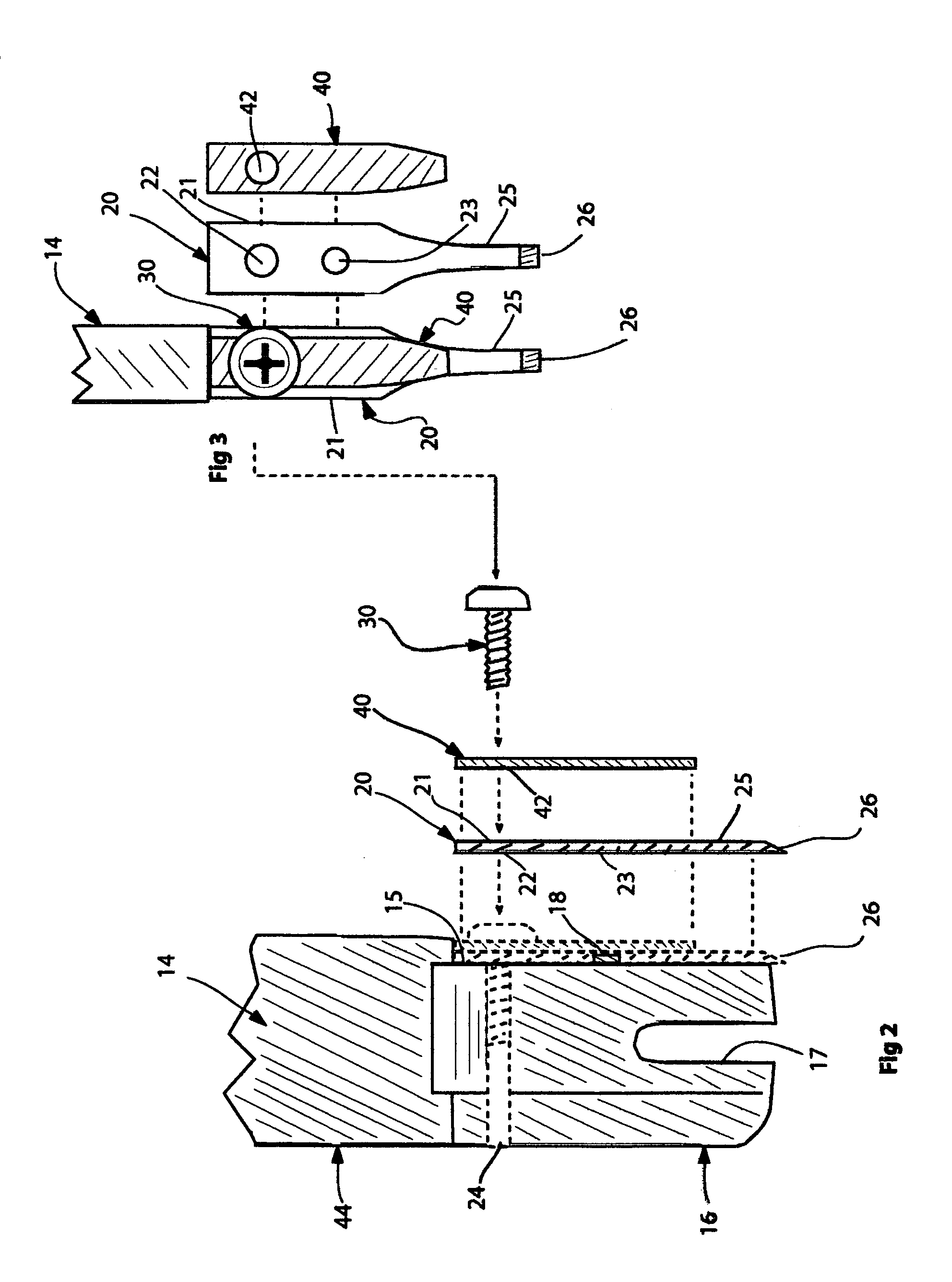 Wire end insert tool with replaceable cutting blade