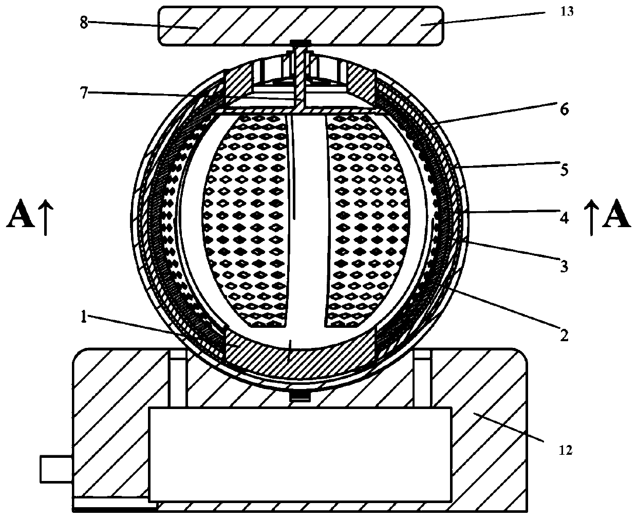 Portable spherical direct methanol fuel cell