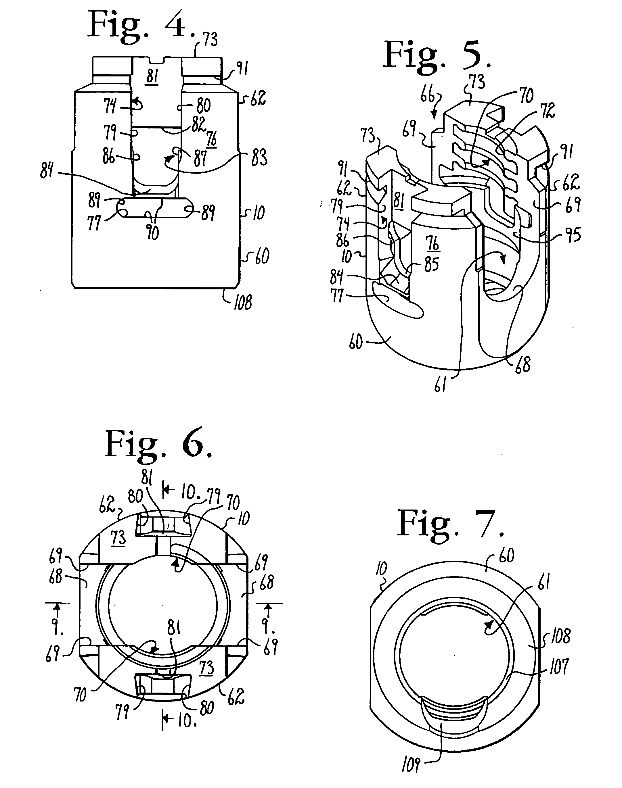 Polyaxial bone anchor with pop-on shank, friction fit retainer and winged insert