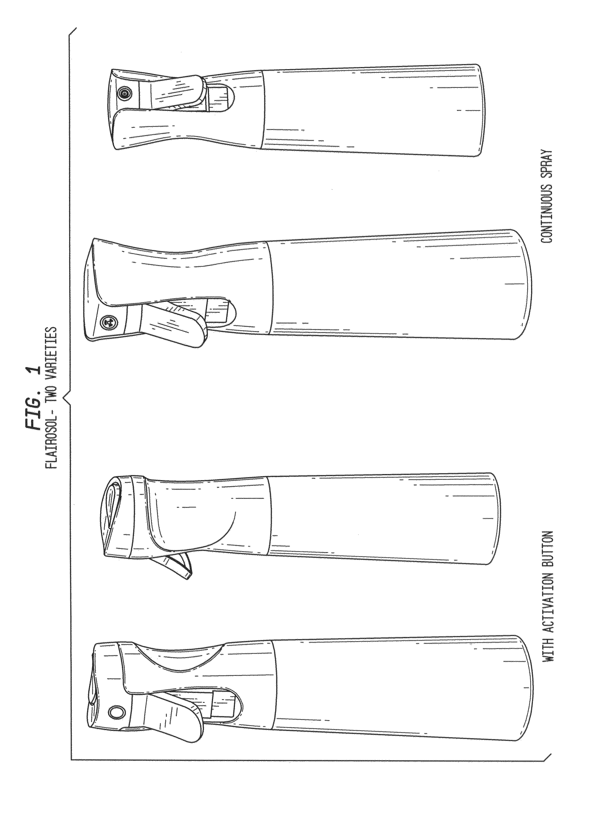 Sprayer device with aerosol functionality ("Flairosol")