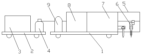 A flame heating method for rail cladding alloy strip