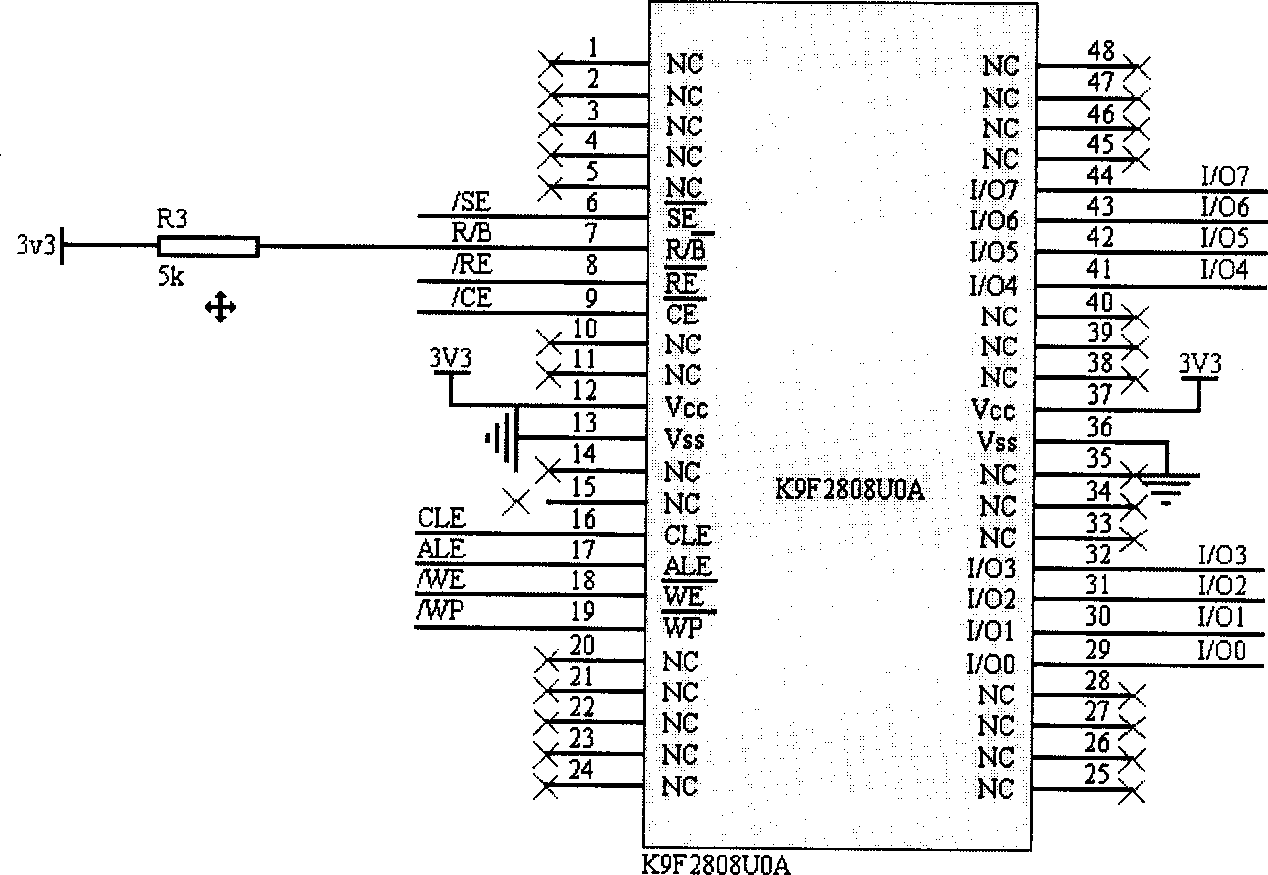 Flash memory interface controller