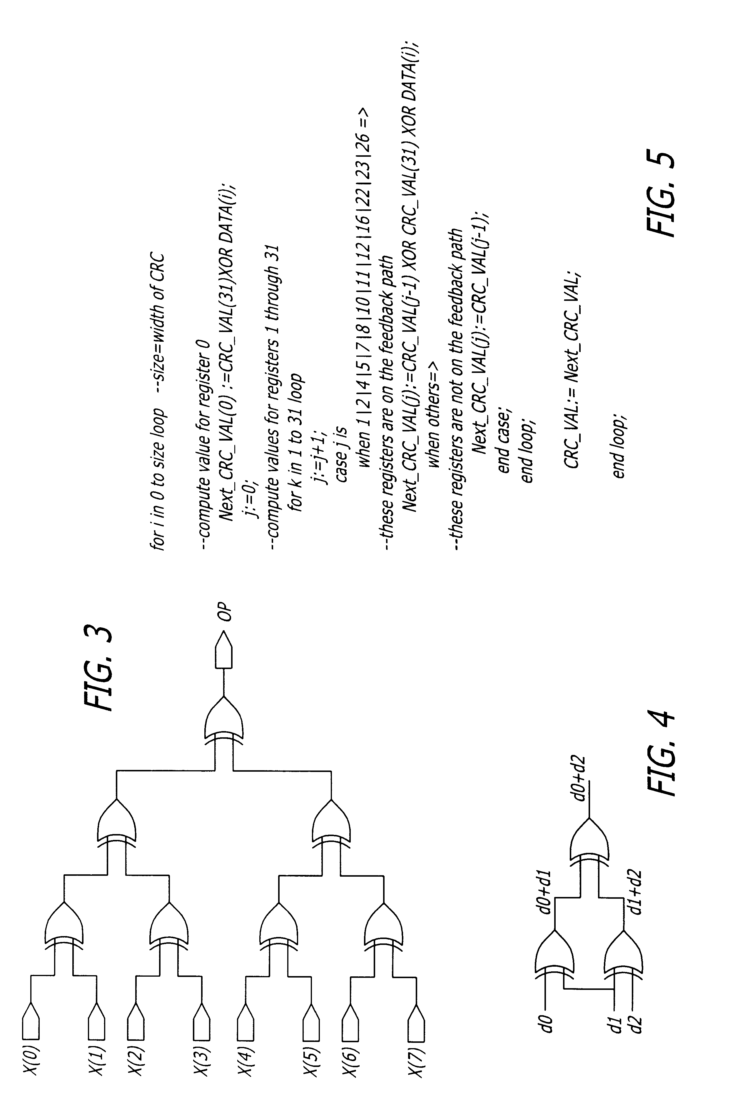 Symbol based algorithm for hardware implementation of cyclic redundancy check