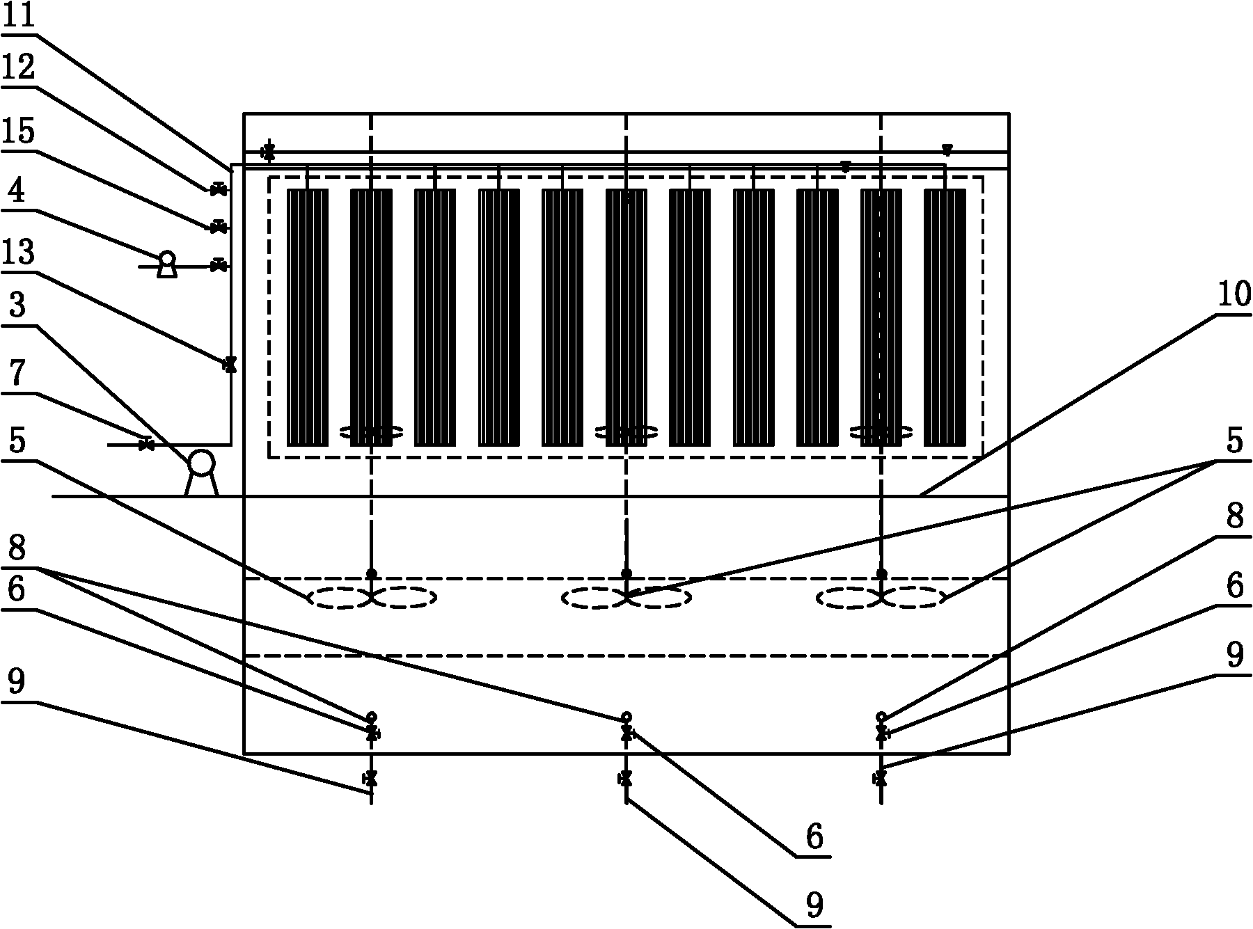 Water treatment device integrating functions of clarification, air flotation and ultrafiltration