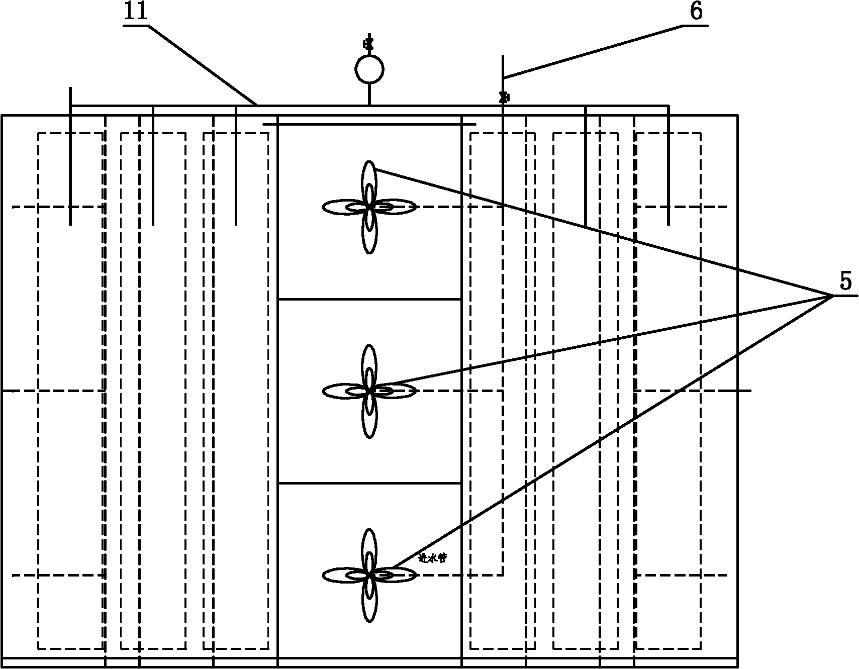 Water treatment device integrating functions of clarification, air flotation and ultrafiltration