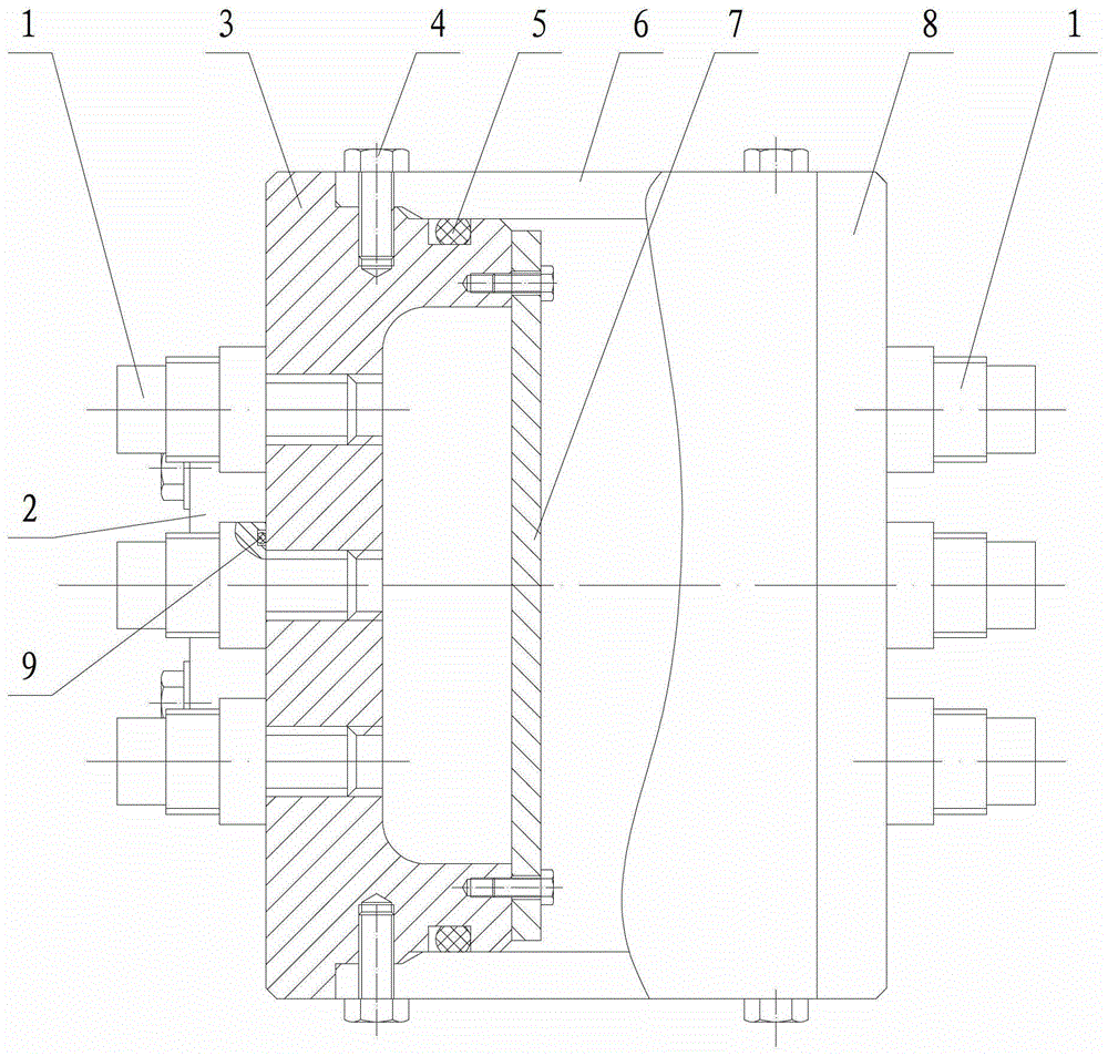 An underwater cable junction box