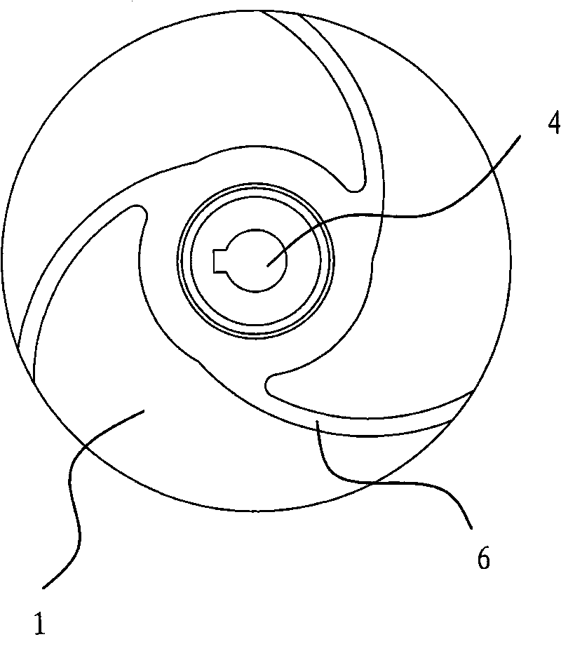 Open impeller for pump