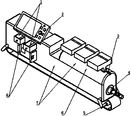 Portable life support system capable of circularly and stably supplying oxygen