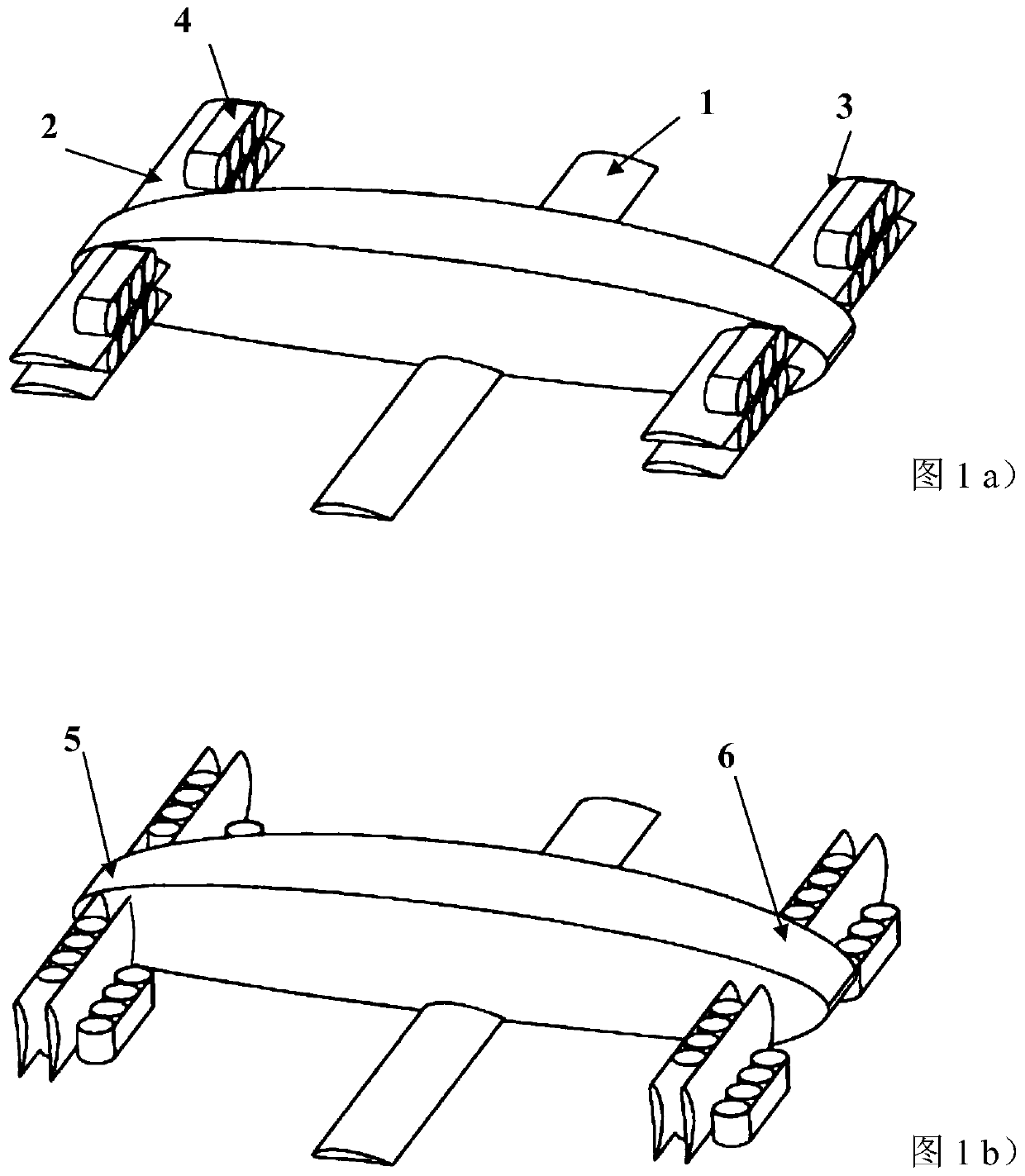 Distributed electric propulsion tilt rotor unmanned aerial vehicle