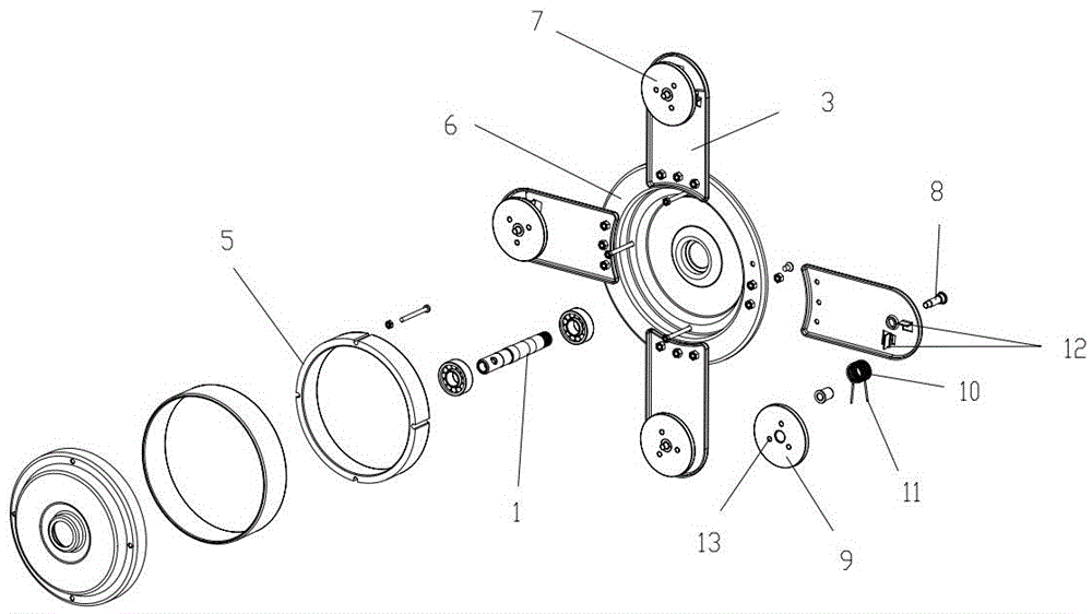 Fan lamp of invisible fan blade