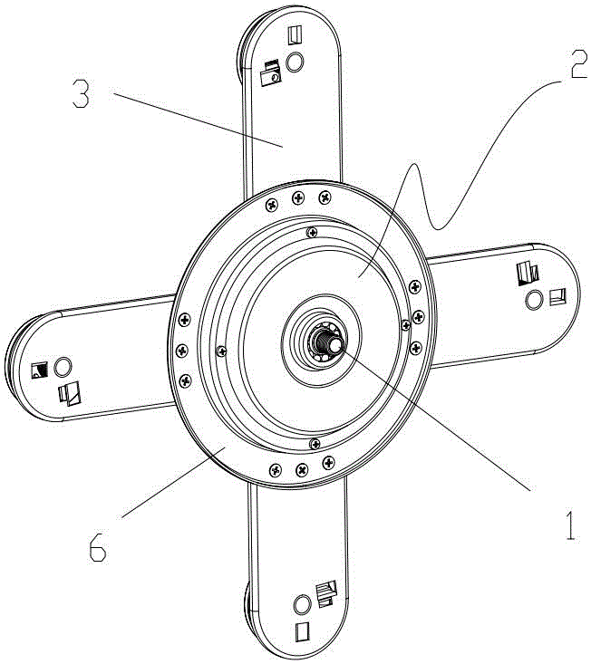 Fan lamp of invisible fan blade