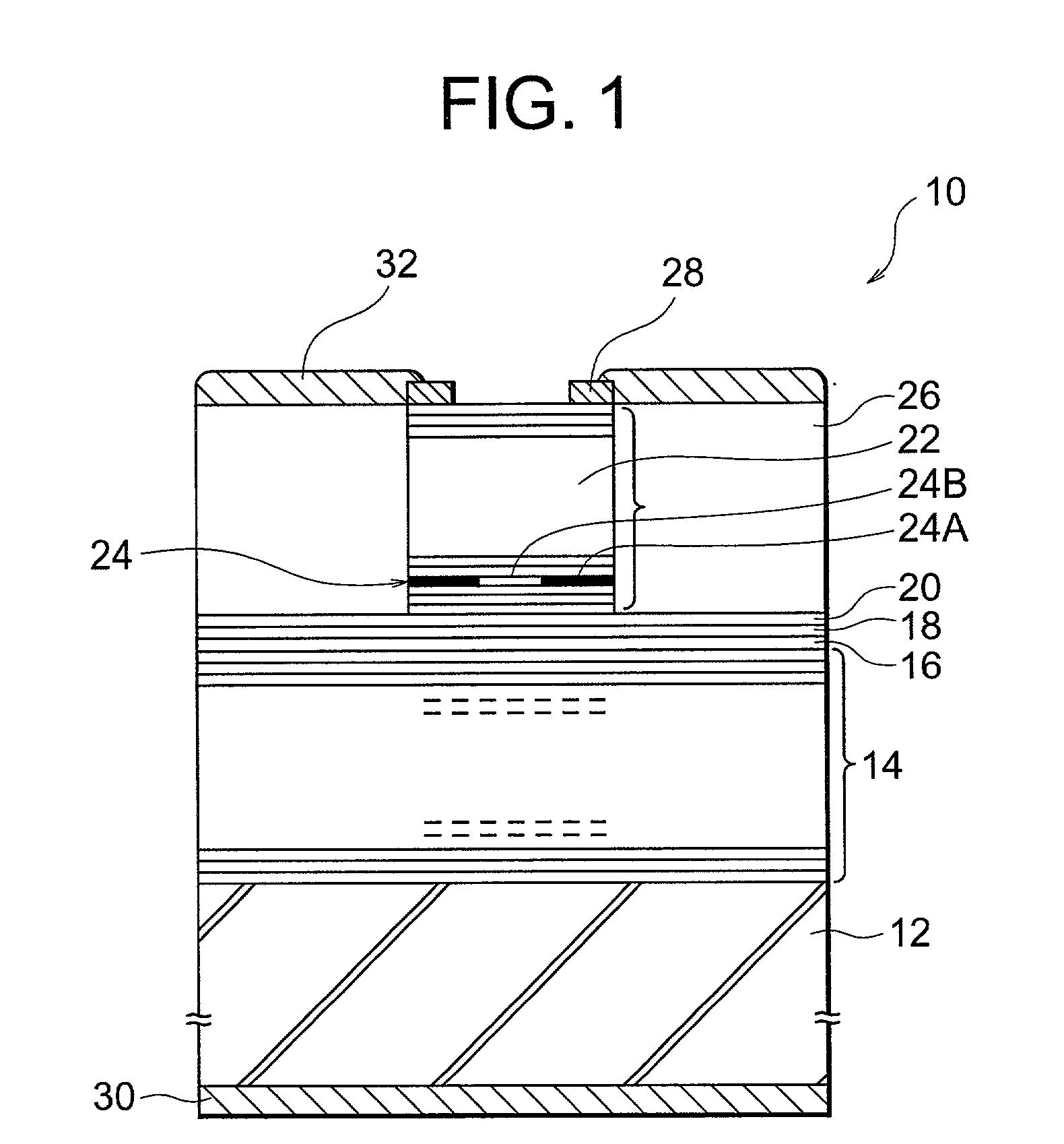 Surface emitting semiconductor laser device