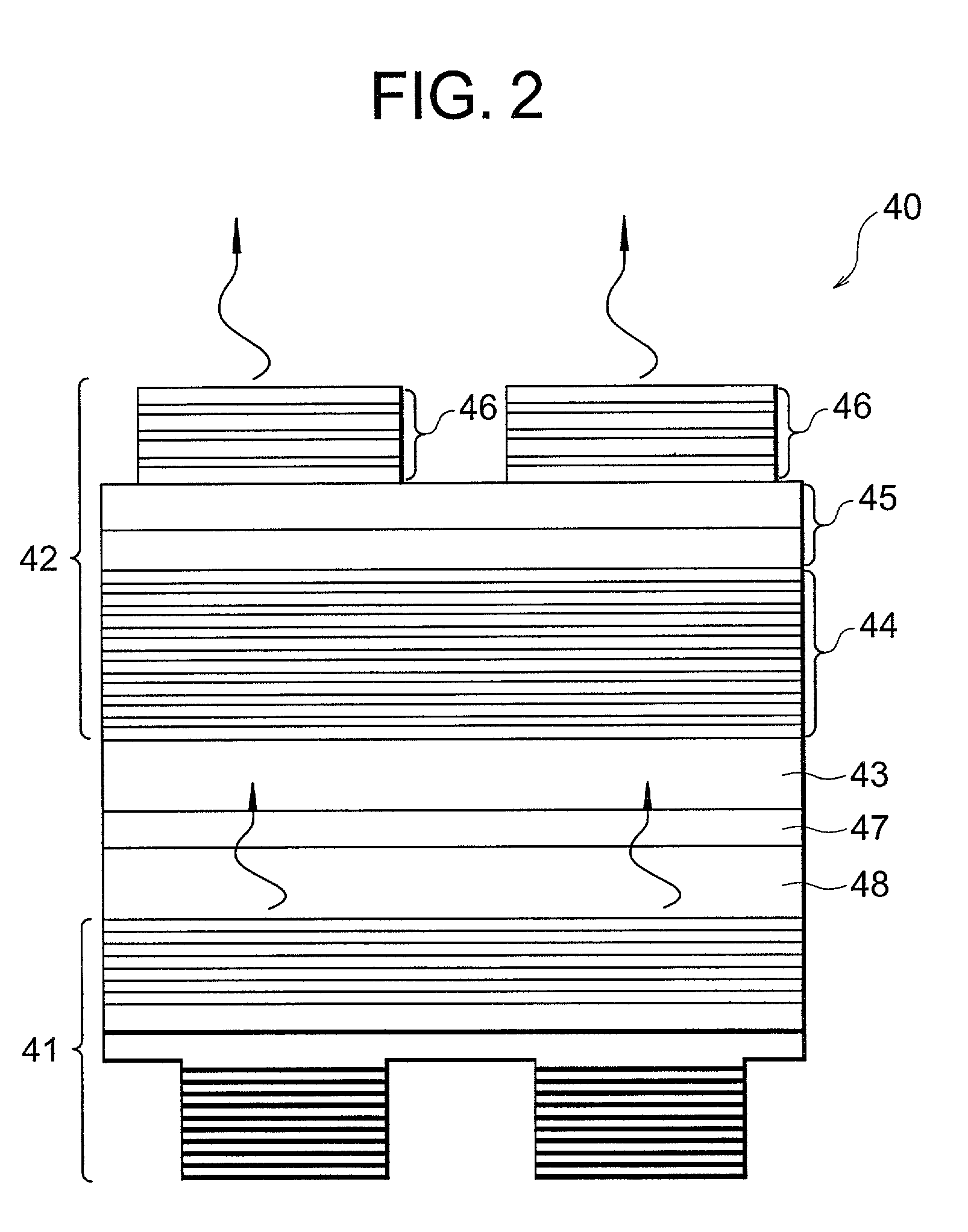 Surface emitting semiconductor laser device