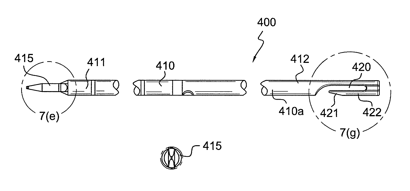 Drill pin for suture passing