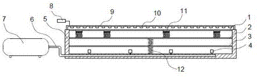 Fish fry separating device