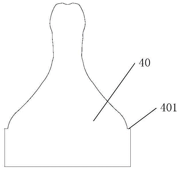 A mold for making a pacifier and a method for making a pacifier using the mold