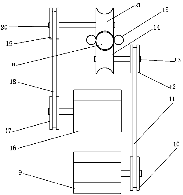 High-voltage electric wire deicing device capable of realizing automatic deicing