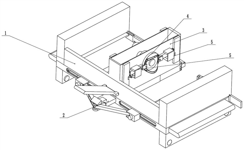 Logistics storage rapid unloading device and method