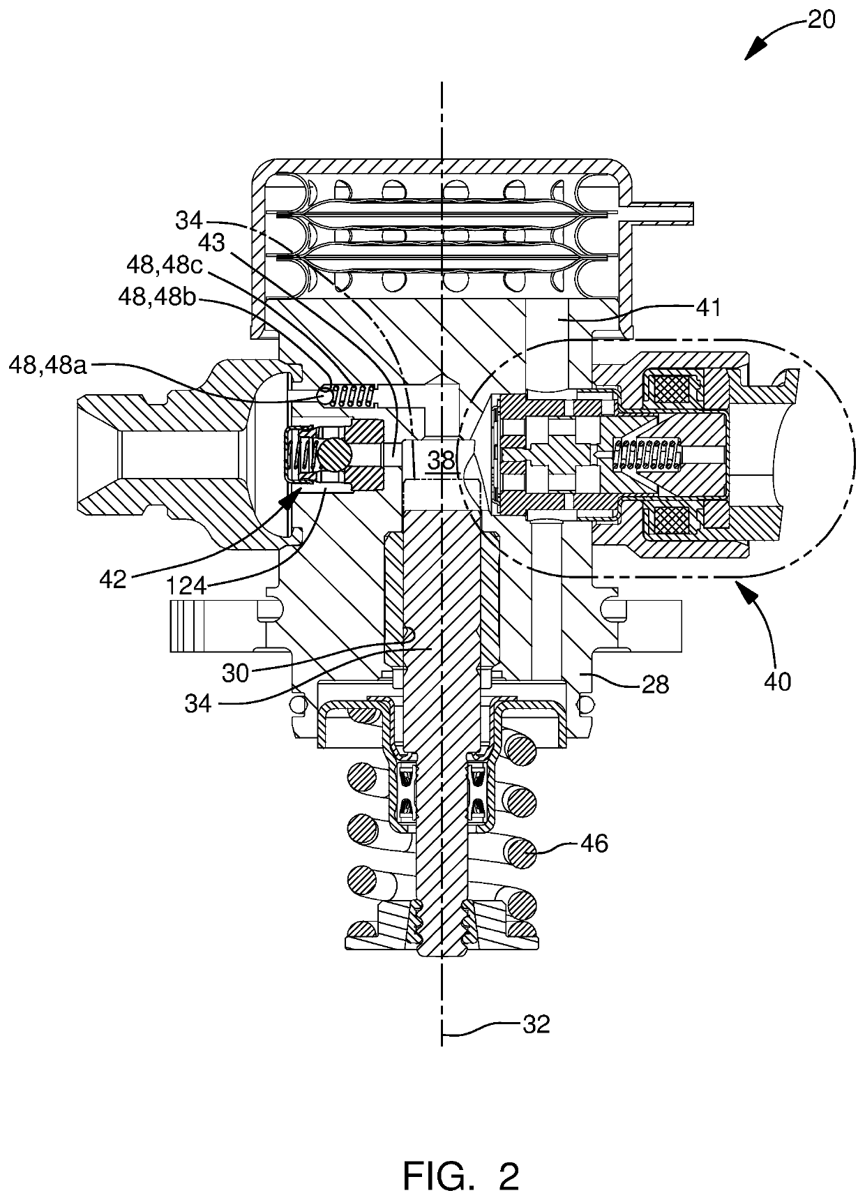 Fuel pump and outlet valve thereof