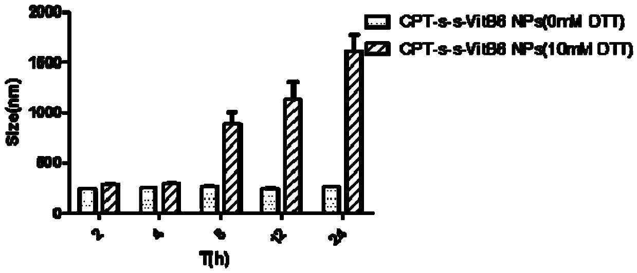 Camptothecin (CPT) predrug as well as preparation method and application thereof