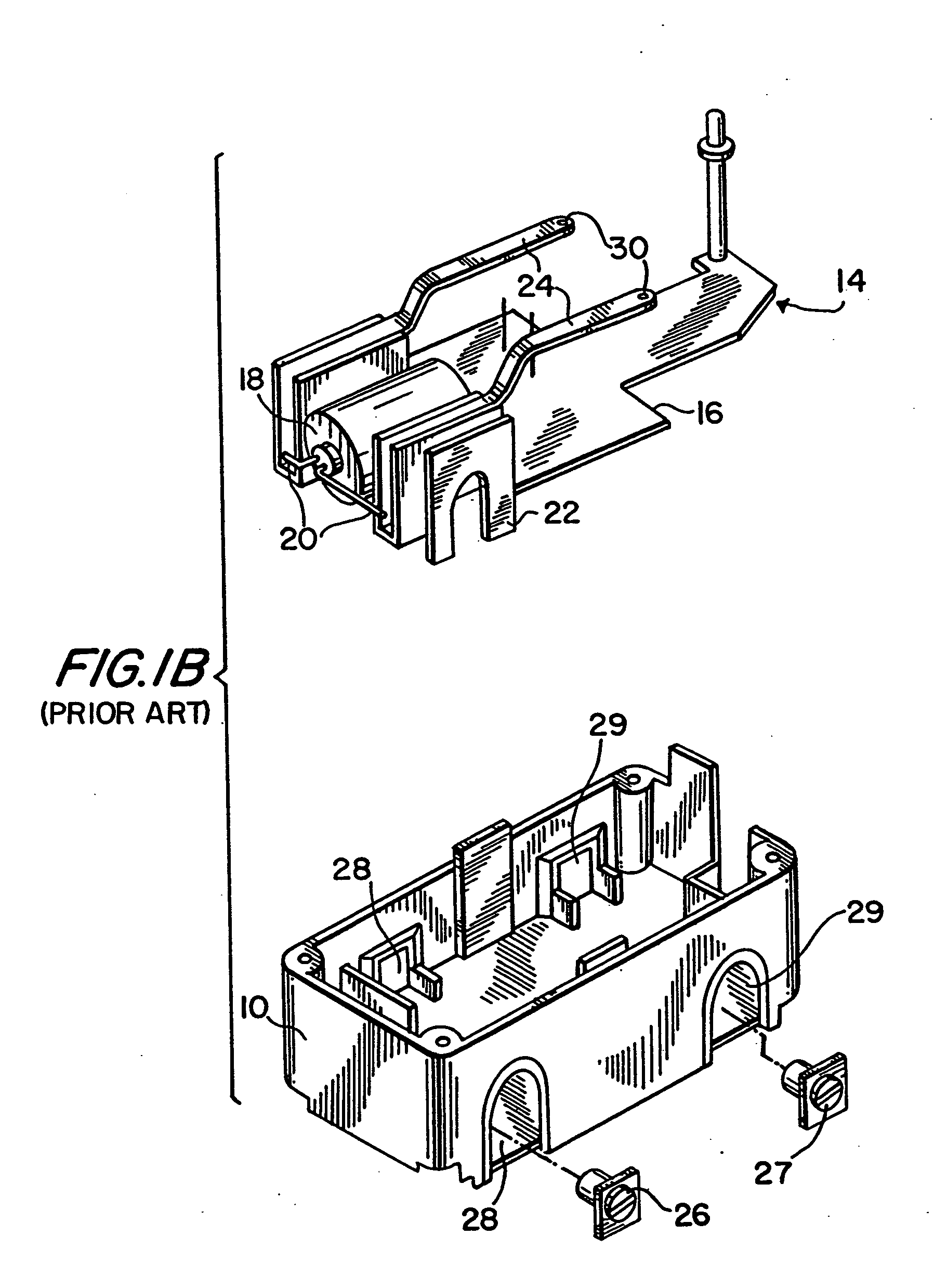 Reset lockout mechanism and independent trip mechanism for center latch circuit interrupting device