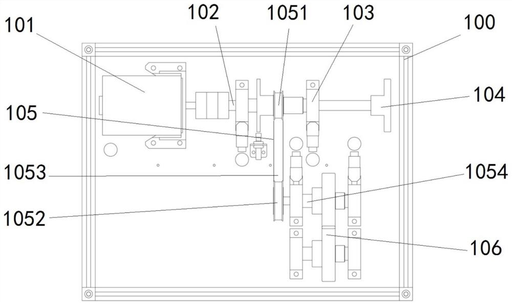 Vibration detection system and vibration detection method based on vibration test platform