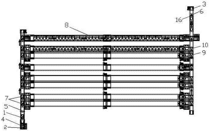 Automatic blank storage conveying line of ceramic closestools