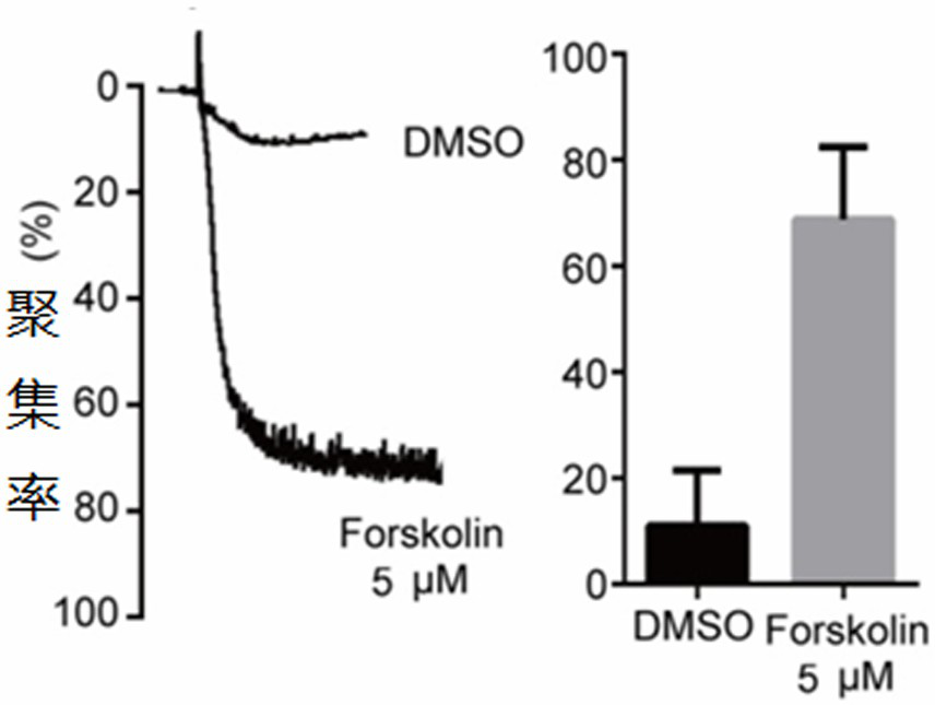 Application of protein kinase a activator in platelet preservation and platelet preservation method