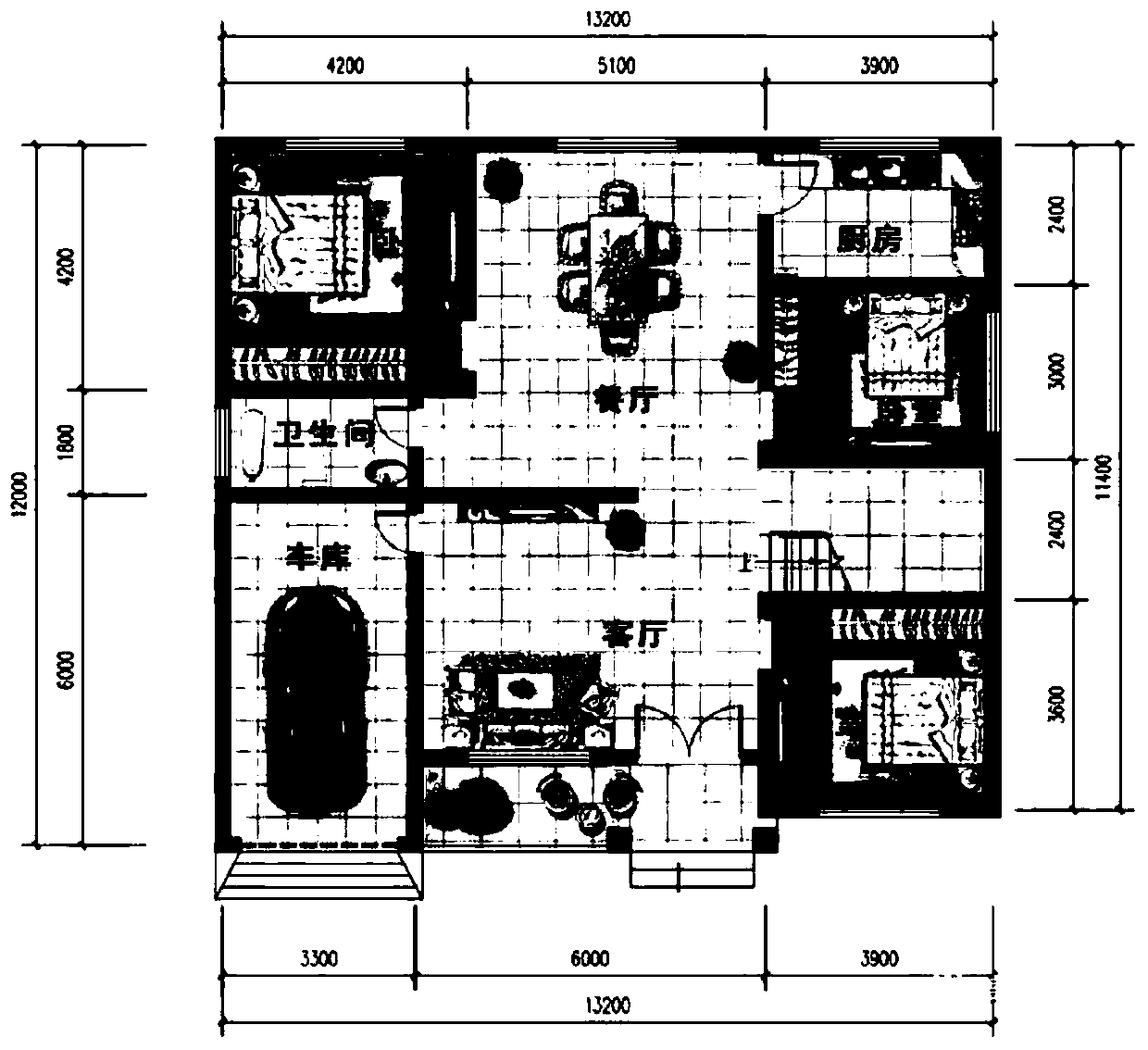 House type image generation method and device based on indoor image, equipment and storage medium